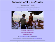 Tablet Screenshot of keymaster.com